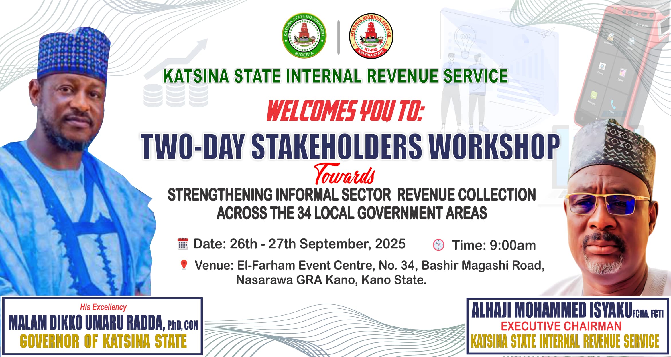 Katsina IRS 2-Day Workshop with Local Government Chairmen